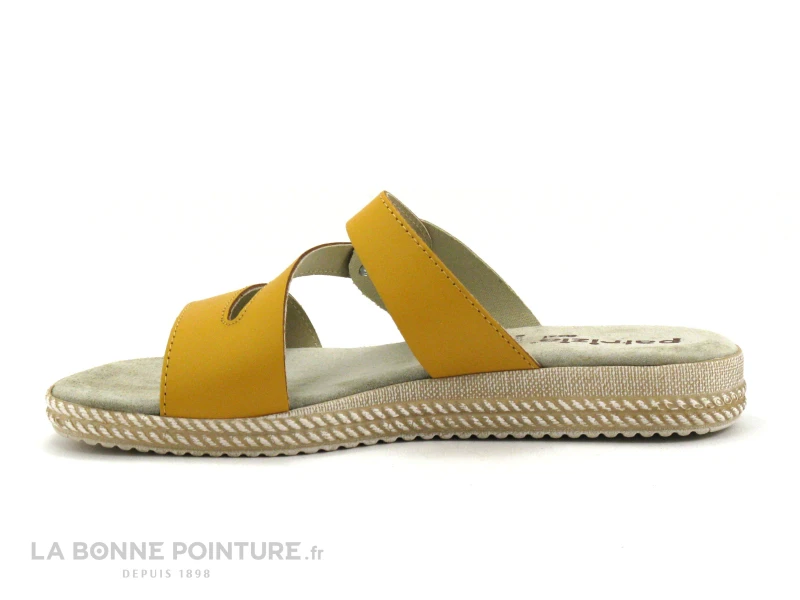 Patrizia Azzi PERCALE Jaune - Platine - Mule Femme 2 Patrizia Azzi PERCALE Jaune - Platine - Mule Femme – Image 2